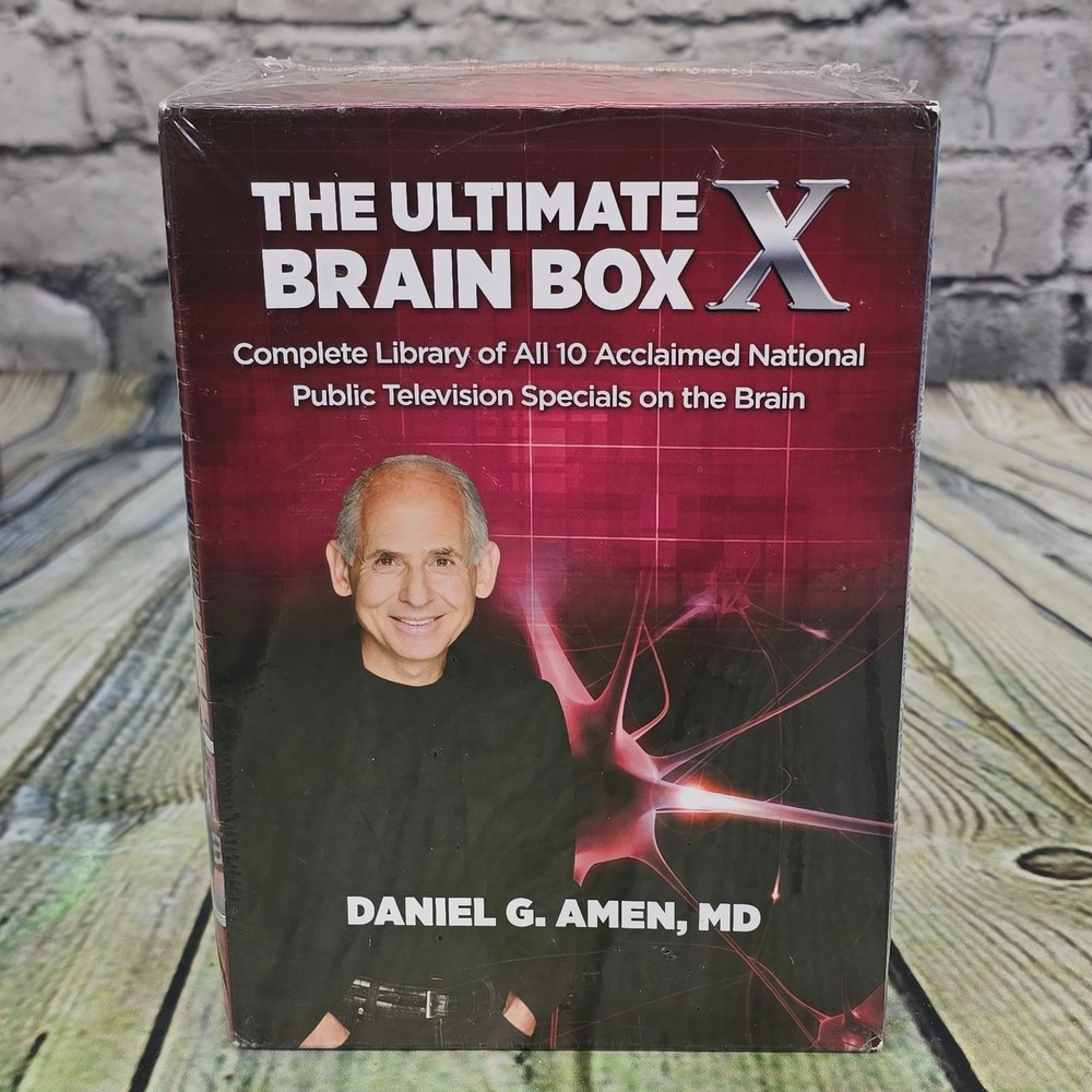 Dr Daniel‎ Amen Brain Box X + Change Your Brain Coaching Program DVD Sets - NEW - Picture 2 of 9